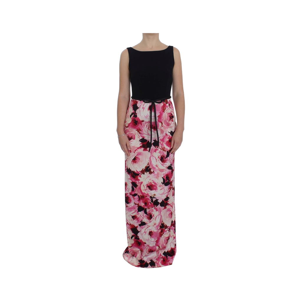 Floral Elegance Sheath Long Dress