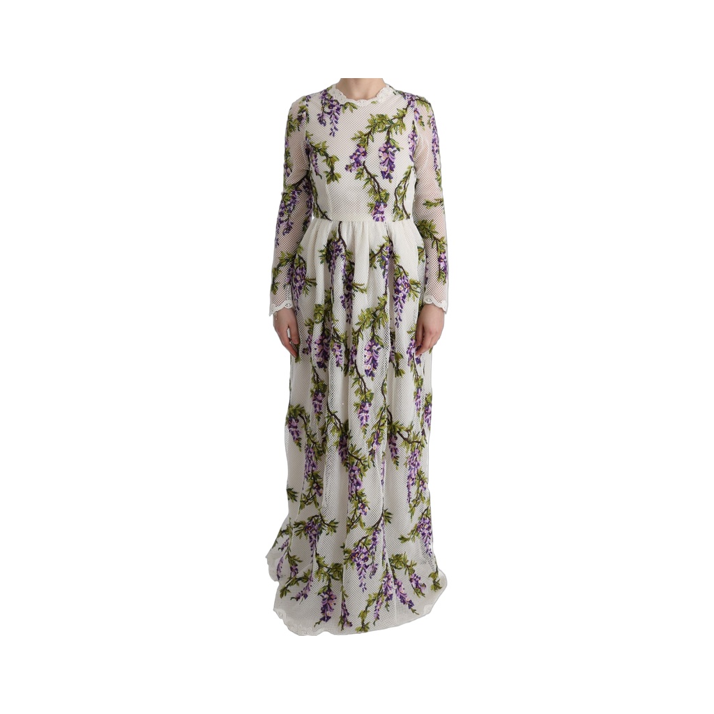 Elegant Maxi A-line Long Sleeve Dress