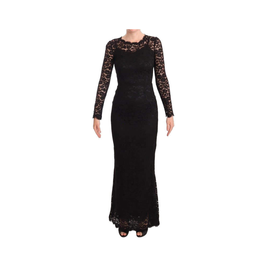 Elegant Laminated Lace Mermaid Dress