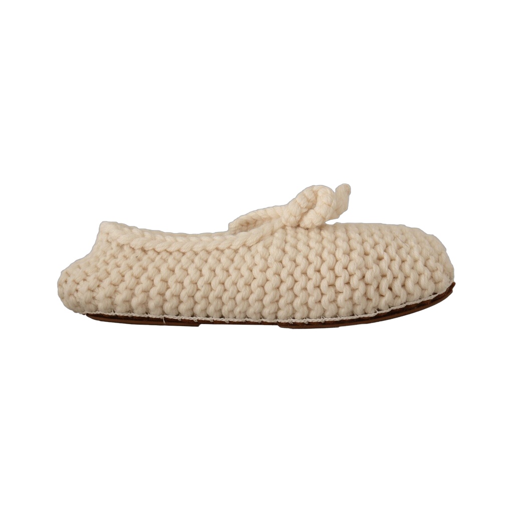 Chic Wool Knit Ballerina Flats
