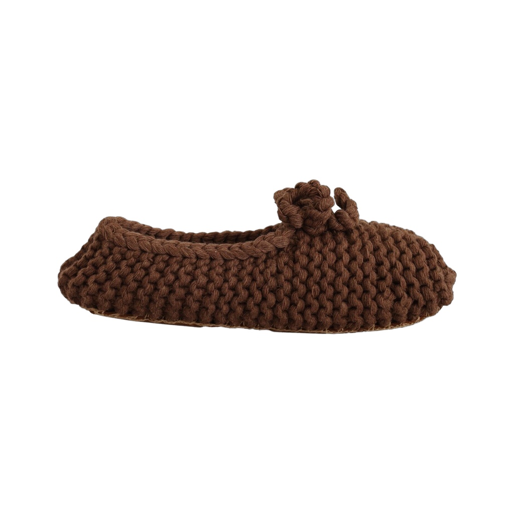 Elegant Wool Knit Ballerina Flats