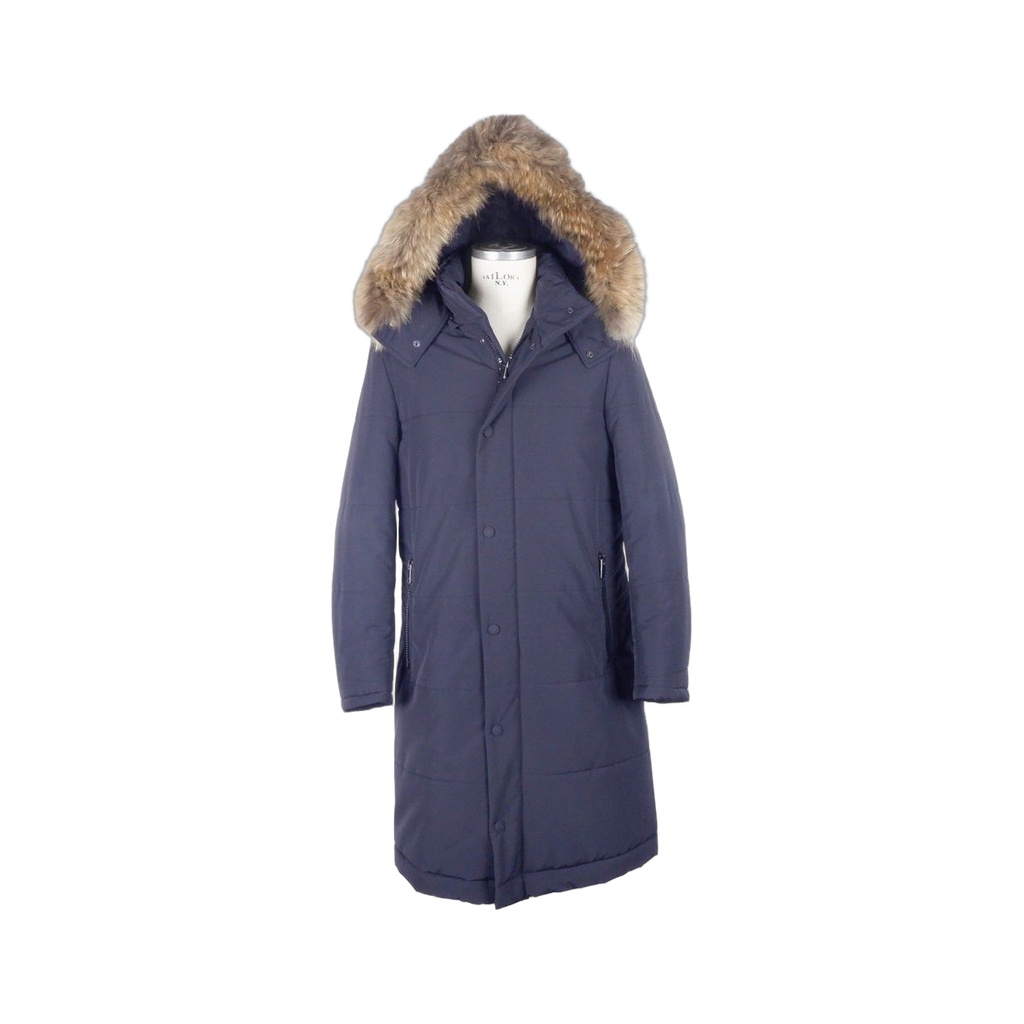 Blue Wool Men's Jacket