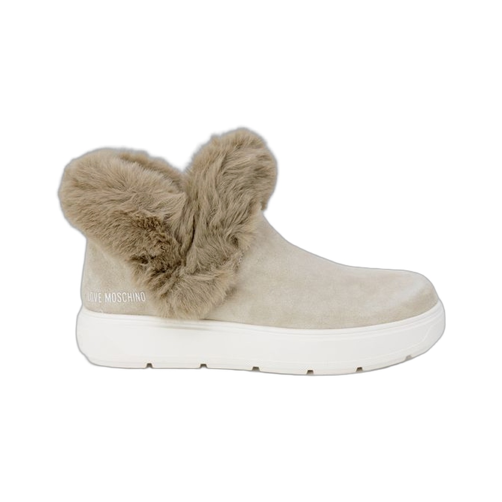 Beige Leather Sneaker
