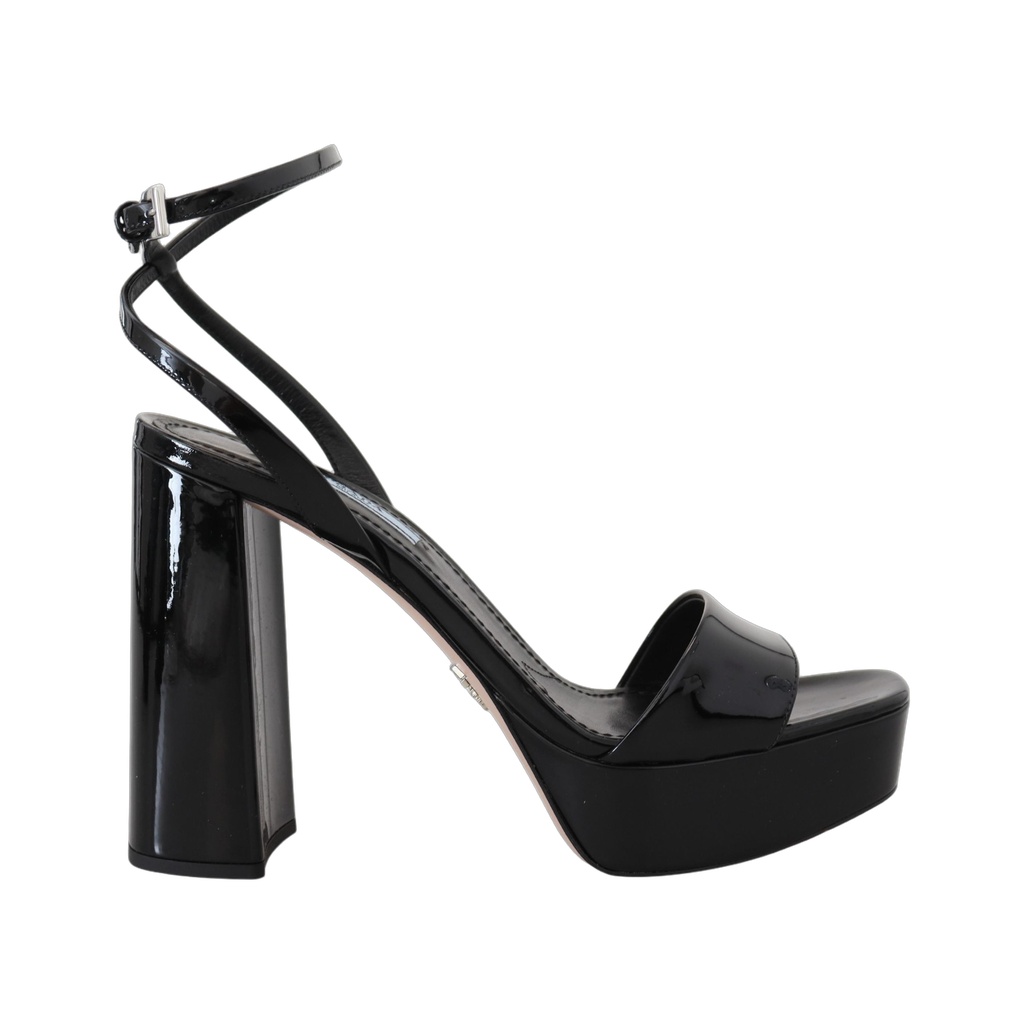 Elevate Your Elegance with Glossy Black Heels
