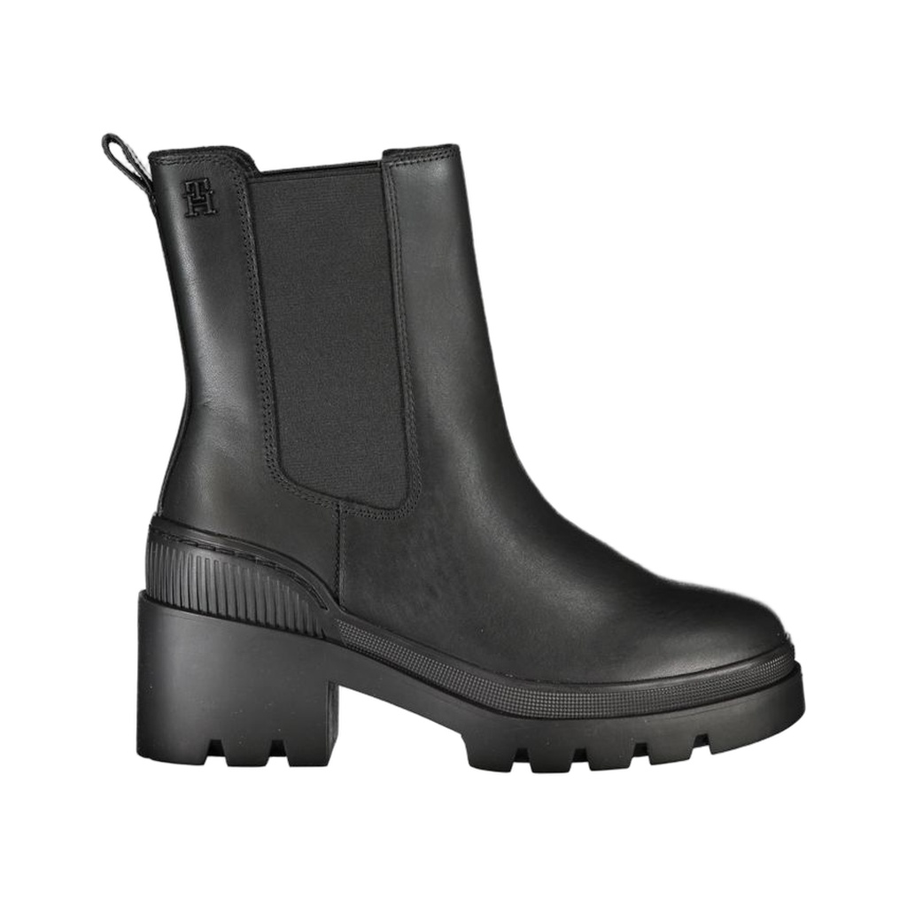 Chic Side Elastic Ankle Boots with Logo Detail
