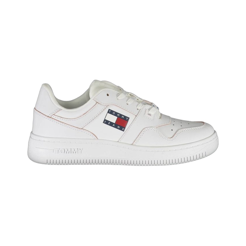 White Leather Women Sneaker
