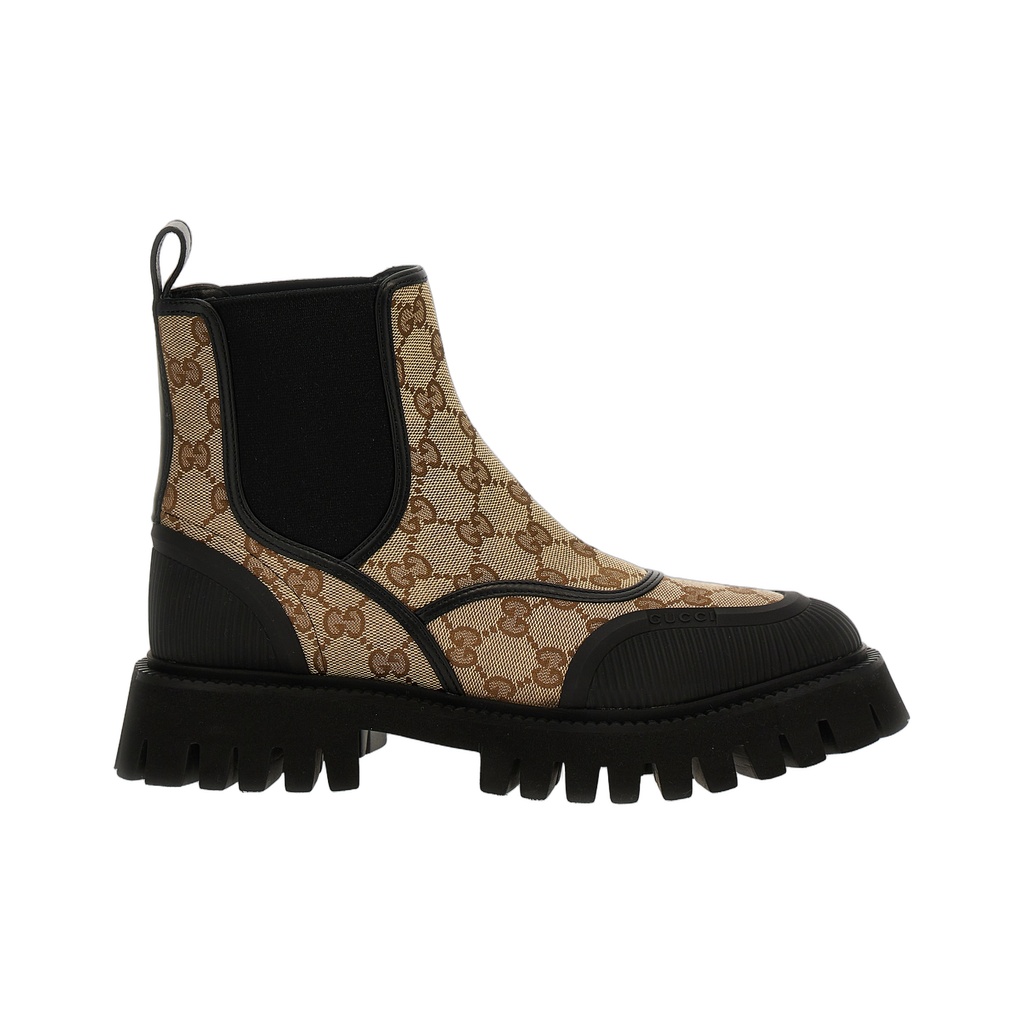 Fabric ankle boots GG