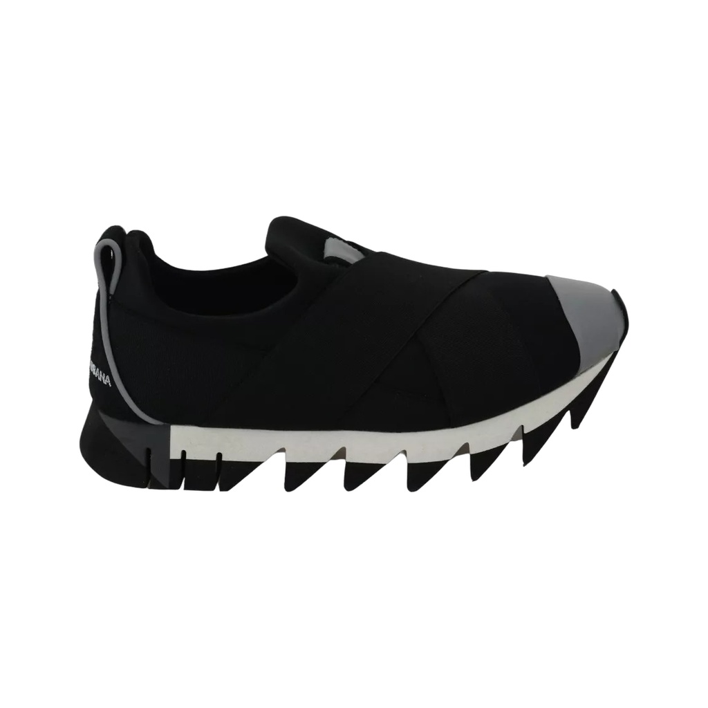 Black Shark Neoprene Stretch Sneakers Shoes