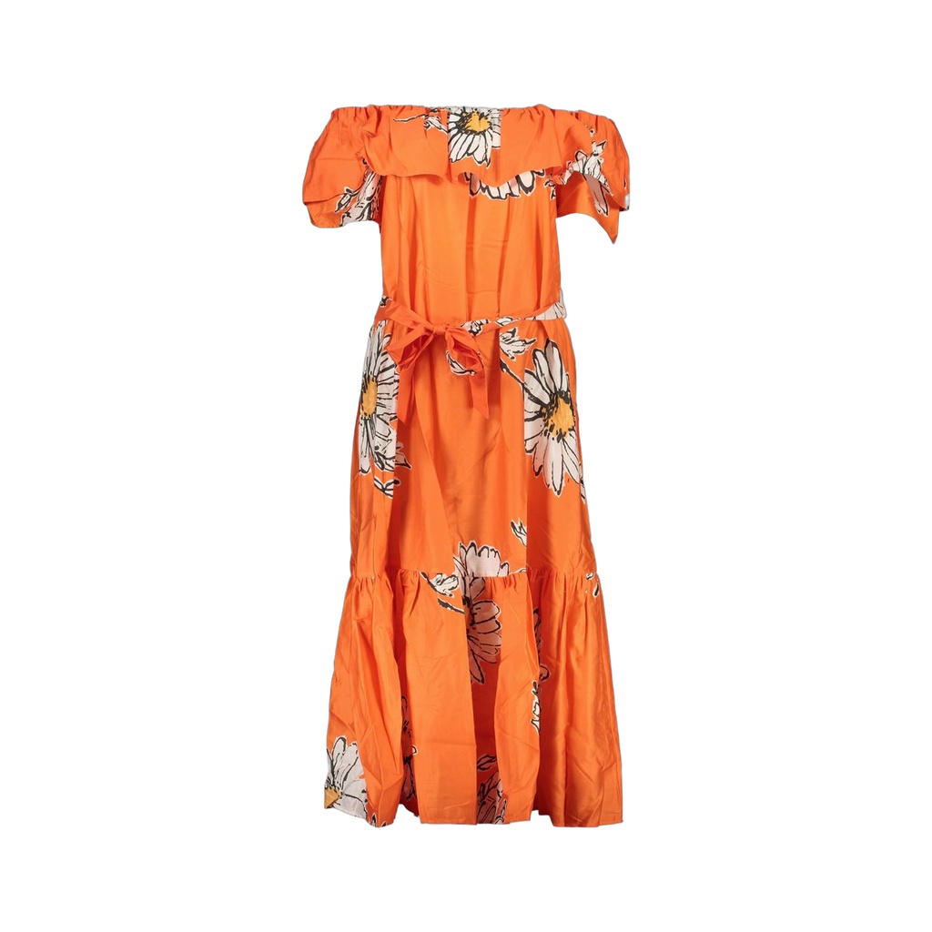 Orange Cotton Dress