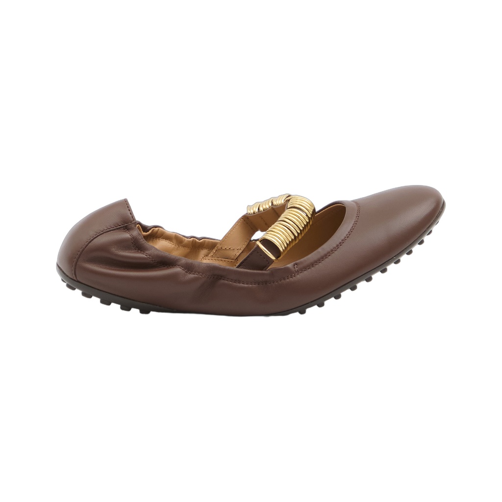 Ballet flats wit eyelets